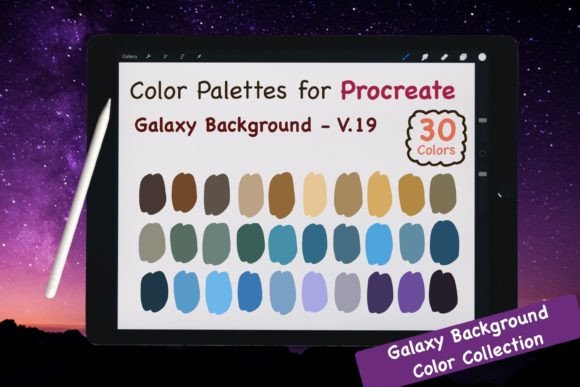 Download Procreate Color Palettes - Galaxy V.19 - Palettes Collection