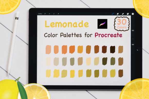 Download Procreate Color Palettes Set - Lemonade - Palettes Collection