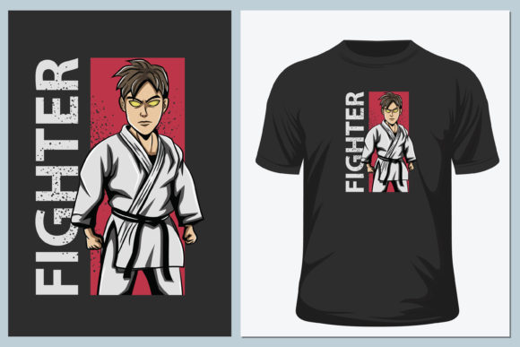 Download Fighter. Vector Graphic, Typographic - Premium Resources