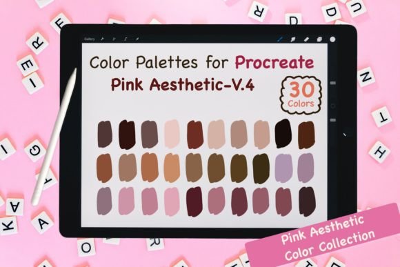 Download Procreate Color Palettes-Pink V.4 - Palettes Collection
