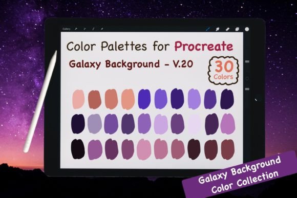 Download Procreate Color Palettes - Galaxy V.20 - Palettes Collection