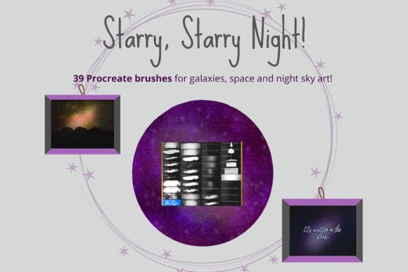 Download Starry Night Procreate Brushes/Palettes - Palettes Collection